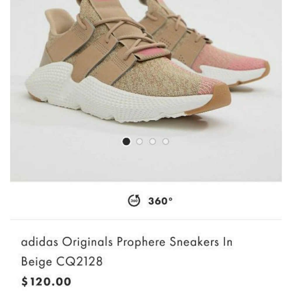 Adidas Prophere Beige Pink Sneaker